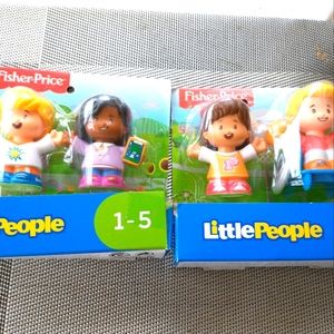 2 New Packs of Fisher Price Little People